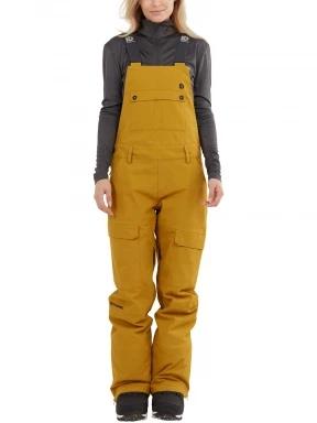 Fundango Sakura Bib Pants női sínadrág barna színben 1