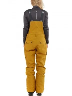 Fundango Sakura Bib Pants női sínadrág barna színben 3