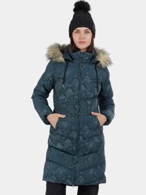 Fundango Puppis Padded Jacket női télikabát zöld színben 1