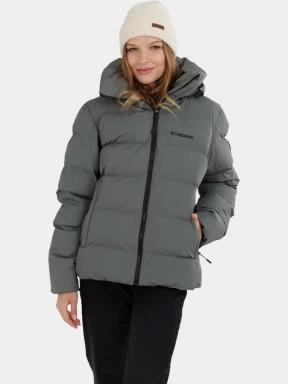 Fundango Amber Padded Jacket női steppelt átmeneti kabát zöld színben 1