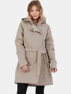 Fundango Charlotte Trenchcoat női esőkabát homok színben 1
