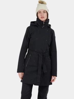 Fundango Charlotte Trenchcoat női esőkabát fekete színben 1