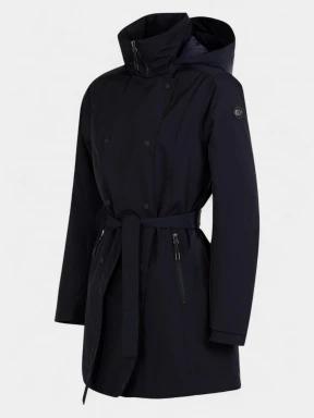 Fundango Charlotte Trenchcoat női ballonkabát sötétkék színben 3