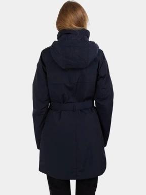 Fundango Charlotte Trenchcoat női ballonkabát sötétkék színben 3