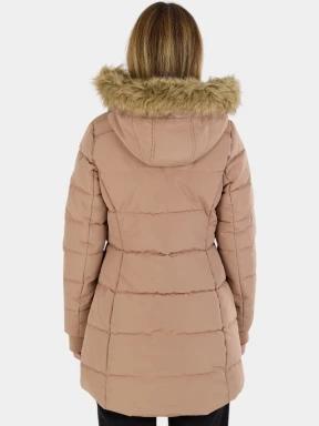 Fundango Melody Padded Jacket női télikabát barna színben 3