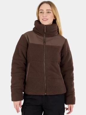 Fundango Nukka Padded Jacket női steppelt átmeneti kabát barna színben 1