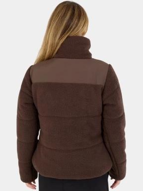 Fundango Nukka Padded Jacket női steppelt átmeneti kabát barna színben 3