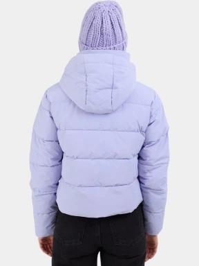 Fundango Amber Cropped Jacket női steppelt átmeneti kabát lila színben 3
