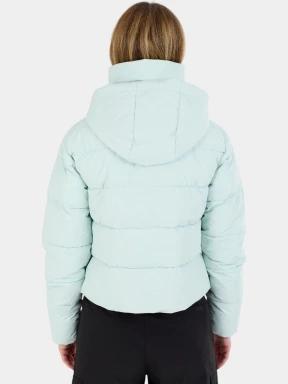 Fundango Amber Cropped Jacket női steppelt átmeneti kabát zöld színben 3
