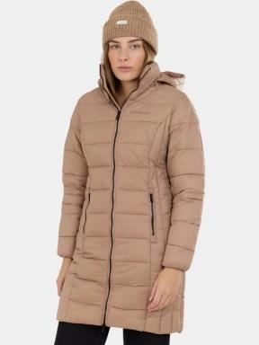 Fundango Lunel Padded Jacket női steppelt átmeneti kabát barna színben 1