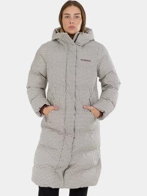 Fundango Cosycoat Long Padded Jacket női steppelt télikabát multikolor színben 1