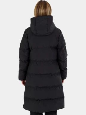 Fundango Cosycoat Long Padded Jacket női steppelt télikabát fekete színben 3