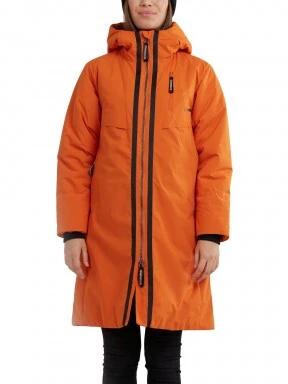 Fundango Carya Parka Jacket női utcai kabát narancssárga színben 1
