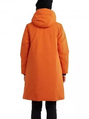 Fundango Carya Parka Jacket női utcai kabát narancssárga színben 3