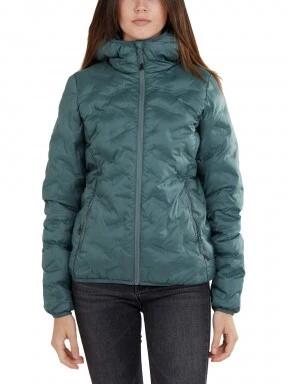 Fundango Alsea Hooded Jacket női utcai kabát oliva színben 1