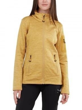 Fundango Antila Fleece Jacket női polár pulóver sárga színben 1