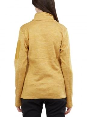 Fundango Antila Fleece Jacket női polár pulóver sárga színben 3