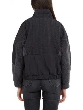 Fundango Calypso Hybrid Pullover női polár pulóver fekete színben 3