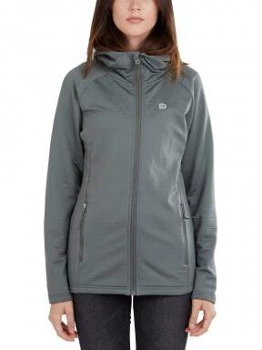 Fundango Share Hooded Fleece női polár pulóver oliva színben 1
