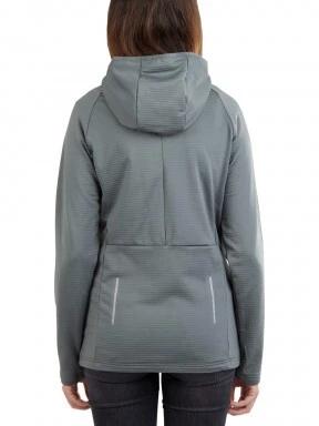 Fundango Share Hooded Fleece női polár pulóver oliva színben 3