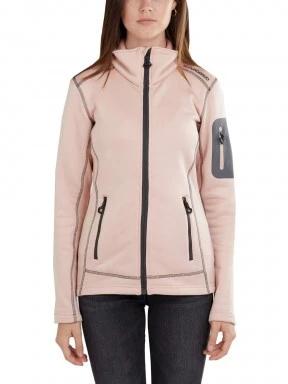 Fundango Antila Fleece Jacket női polár pulóver rózsaszín színben 1