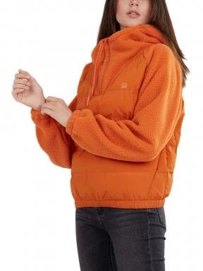 Fundango Frila Hybrid Jacket női utcai kabát narancssárga színben 1