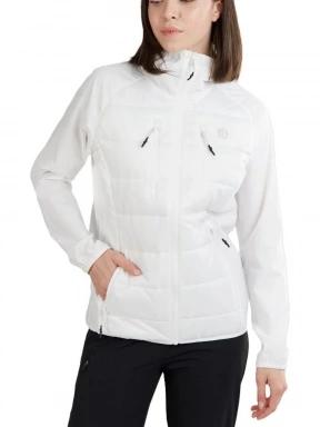 Fundango Mina Hybrid Jacket női softshell kabát fehér színben 1