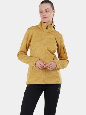 Fundango Antila Fleece Jacket női polár pulóver sárga színben 1