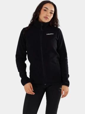Fundango Serena Fleece Jacket női polár pulóver fekete színben 1