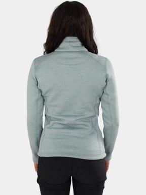 Fundango Antilles Melange Jacket női polár pulóver zöld színben 3