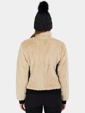 Fundango Marigold Shearling Jacket női hibrid felső homok színben 3