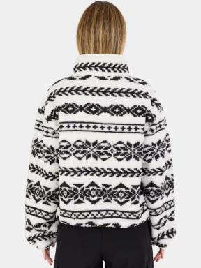 Fundango Pacha Fleece Jacket női polár pulóver fehér színben 3