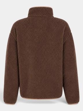 Fundango Pacha Fleece Jacket női polár pulóver barna színben 3