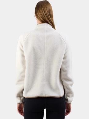 Fundango Roselake Pile Jacket női polár pulóver fehér színben 3