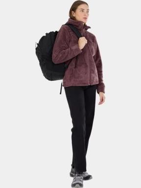 Fundango Zealand Plush Pile Jacket női polár pulóver lila színben 3