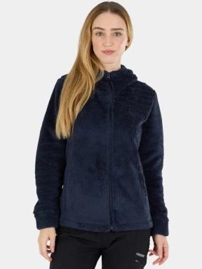 Fundango Zealand Plush Pile Jacket női polár pulóver sötétkék színben 1
