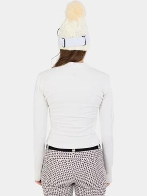 Fundango Flow Thermo Zip Up női hosszú ujjú sport póló homok színben 3