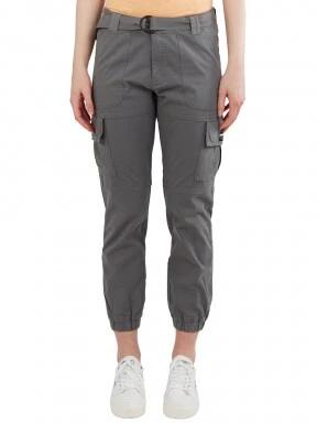 Fundango Alina Cargo Pants női oldalzsebes utcai nadrág zöld színben 1