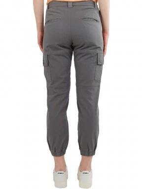 Fundango Alina Cargo Pants női oldalzsebes utcai nadrág zöld színben 3
