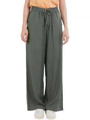 Fundango Poppy Pants női hosszú nadrág oliva színben 1