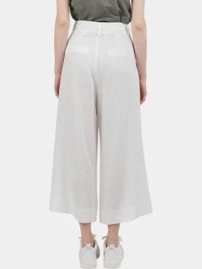 Fundango Piper Pants női hosszú nadrág fehér színben 3