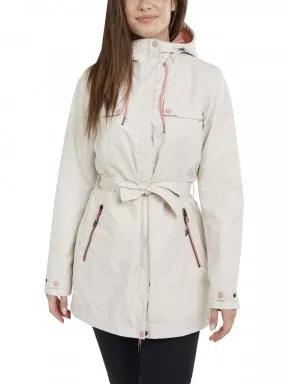 Fundango Regina Waterproof Trench Jacket női esőkabát fehér színben 1
