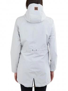Fundango Tapara Waterproof Jacket női esőkabát fehér színben 3