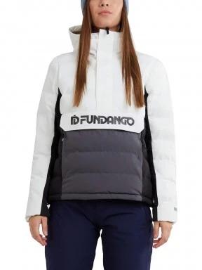 Fundango Everett Padded Anorak női steppelt síkabát fehér színben 1