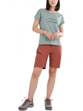 Fundango Azua Active Short női túra rövidnadrág piros színben 3