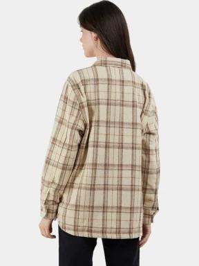 Fundango Ashley Shirt Jacket női ingkabát homok színben 3