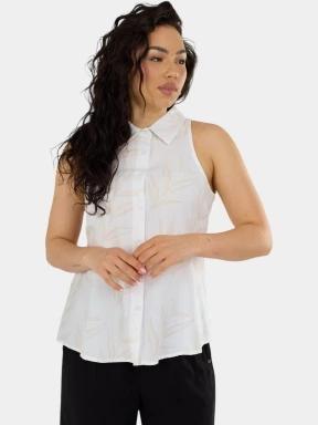 Fundango Myrto Sleeveless Shirt női ujjatlan póló homok színben 1