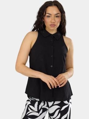 Fundango Myrto Sleeveless Shirt női ujjatlan póló fekete színben 1