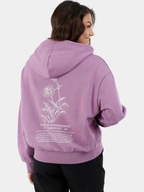 Fundango Lopez Sweatshirt női kapucnis pulóver lila színben 3