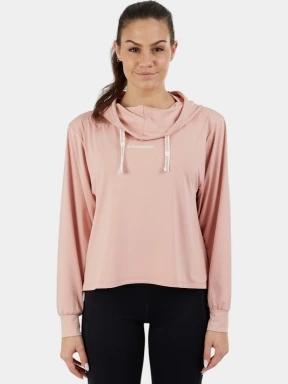Fundango Helka Sweatshirt női kapucnis pulóver rózsaszín színben 1